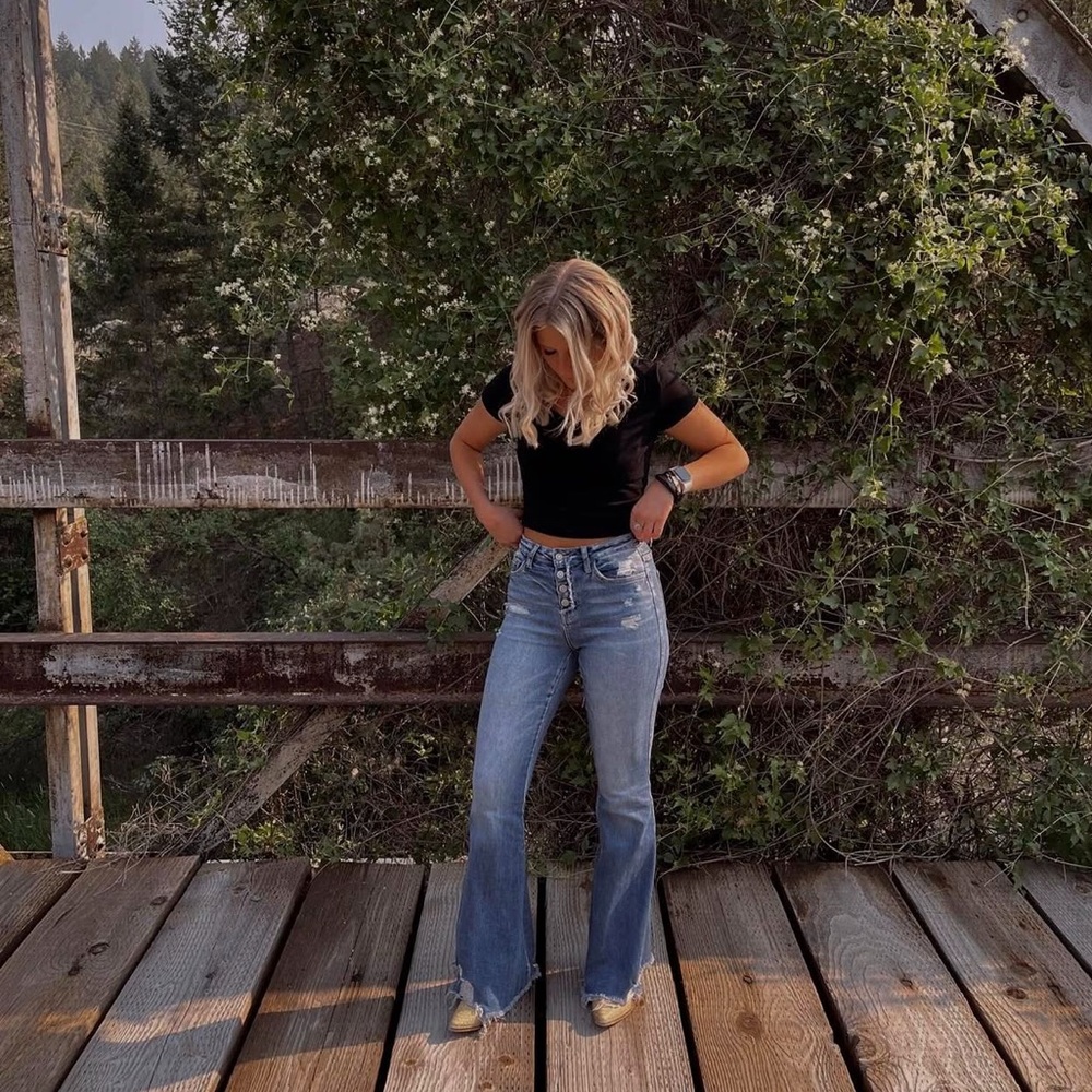 Flying Monkey Bell Bottom Jeans